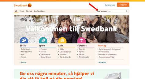 swedbank bankomat login.